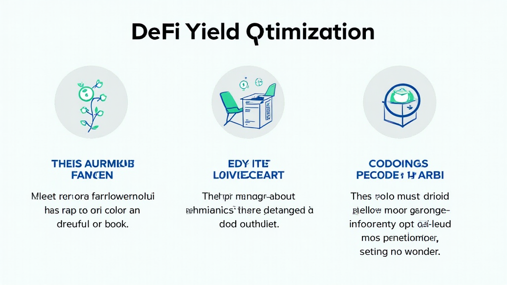 DeFi yield optimization