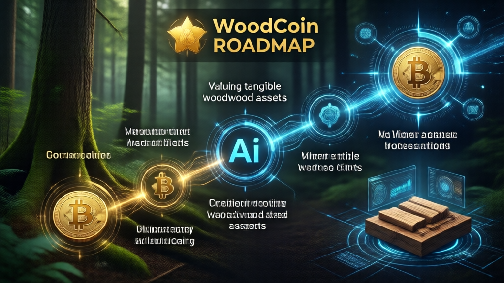 TheWoodCoin Roadmap: Connecting AI with Tangible Assets